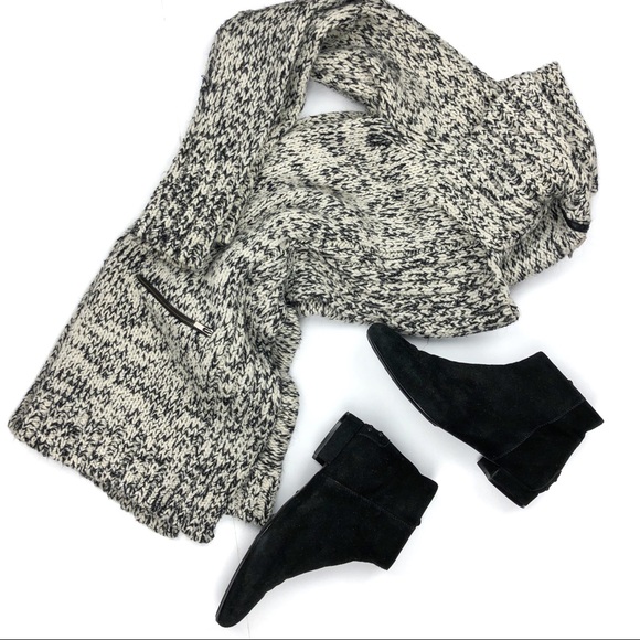 Banana Republic Italian Wool Leather Long Cardigan - Picture 6 of 7